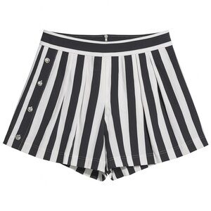 Tanya Taylor shorts high waisted button side mini length